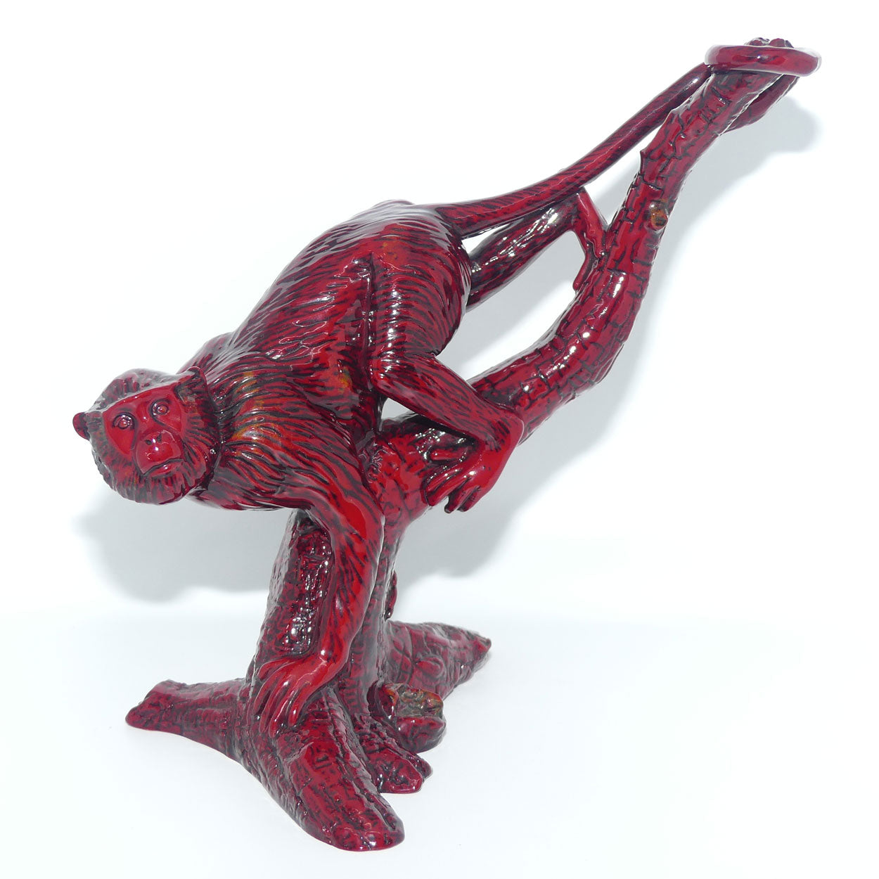 BA40 Royal Doulton Flambe Burslem Artwares Suzhou Monkey