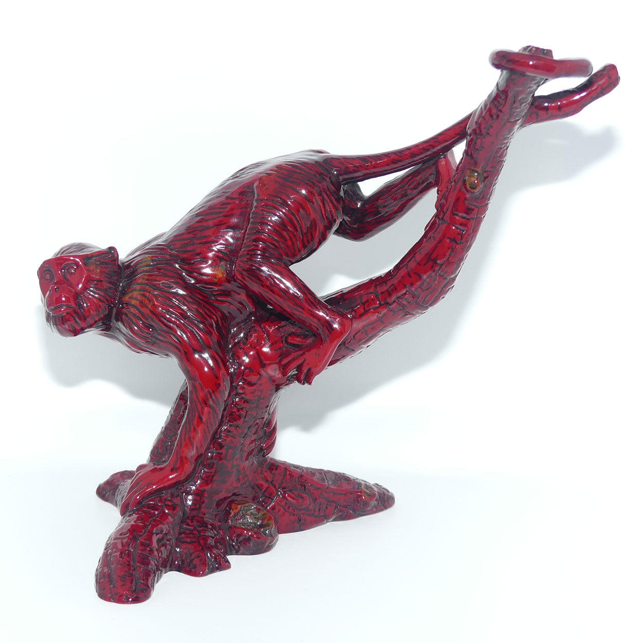 BA40 Royal Doulton Flambe Burslem Artwares Suzhou Monkey