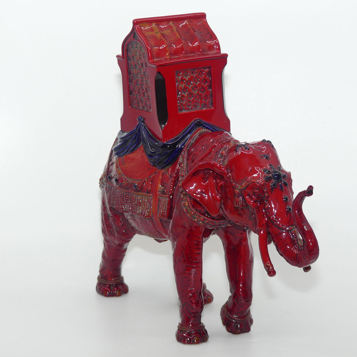 BA42 Royal Doulton Flambe Burslem Artwares Shanxi Elephant