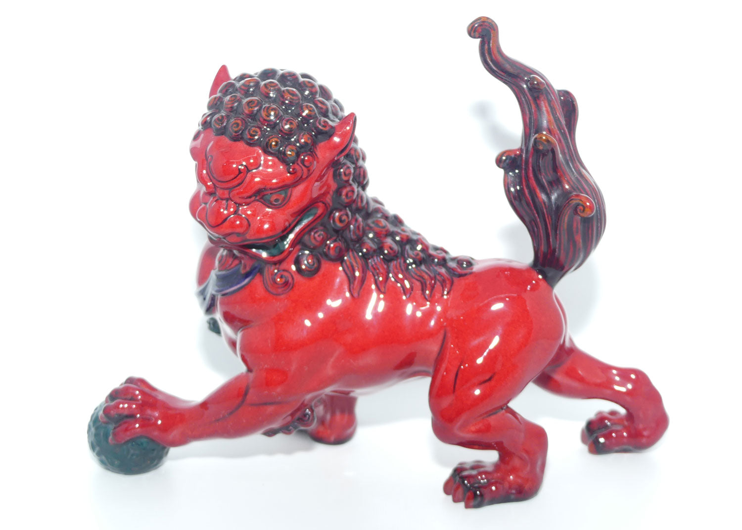 BA73 Royal Doulton Burslem Artwares Flambe 2006 Year of the Dog