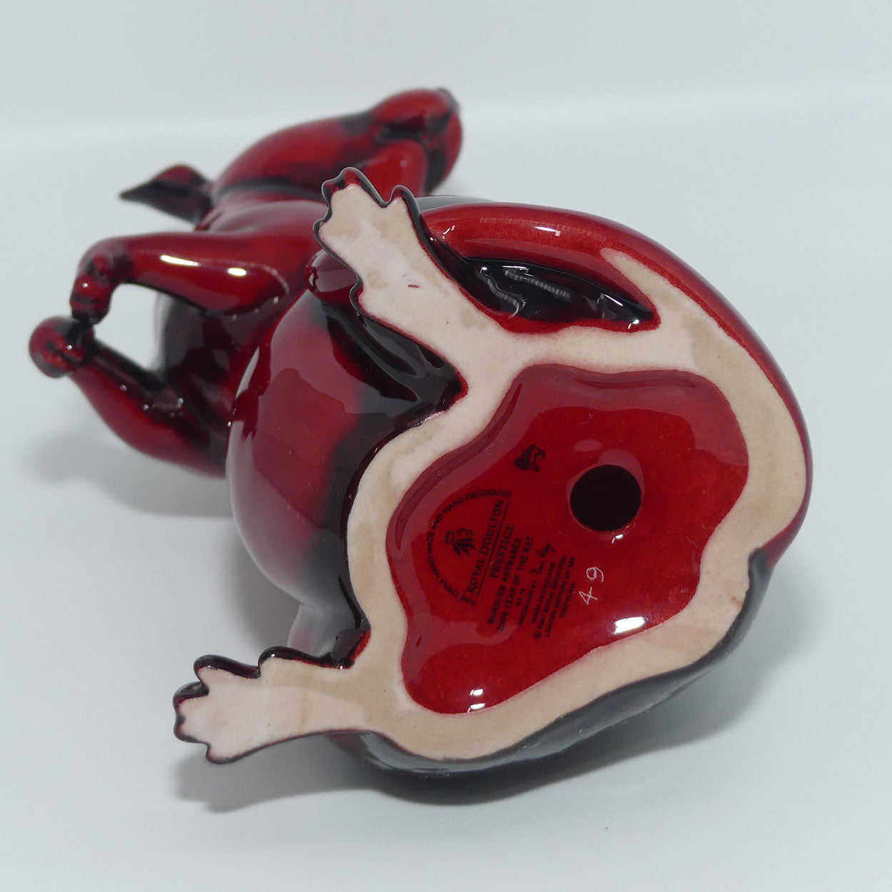 BA79 Royal Doulton Flambe Burslem Artwares Year of the Rat