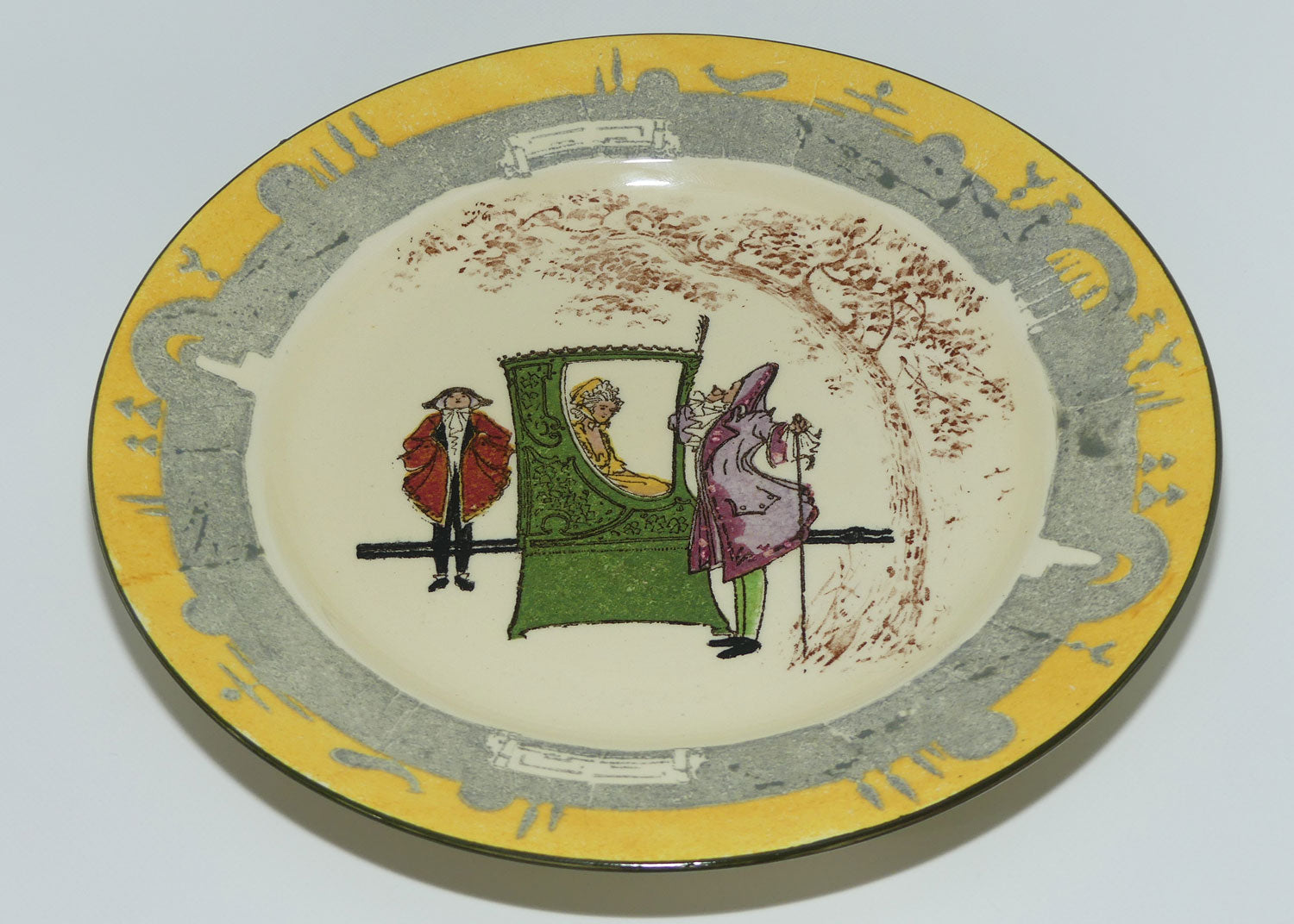 Royal Doulton Sedan Chair plate #2 D3597