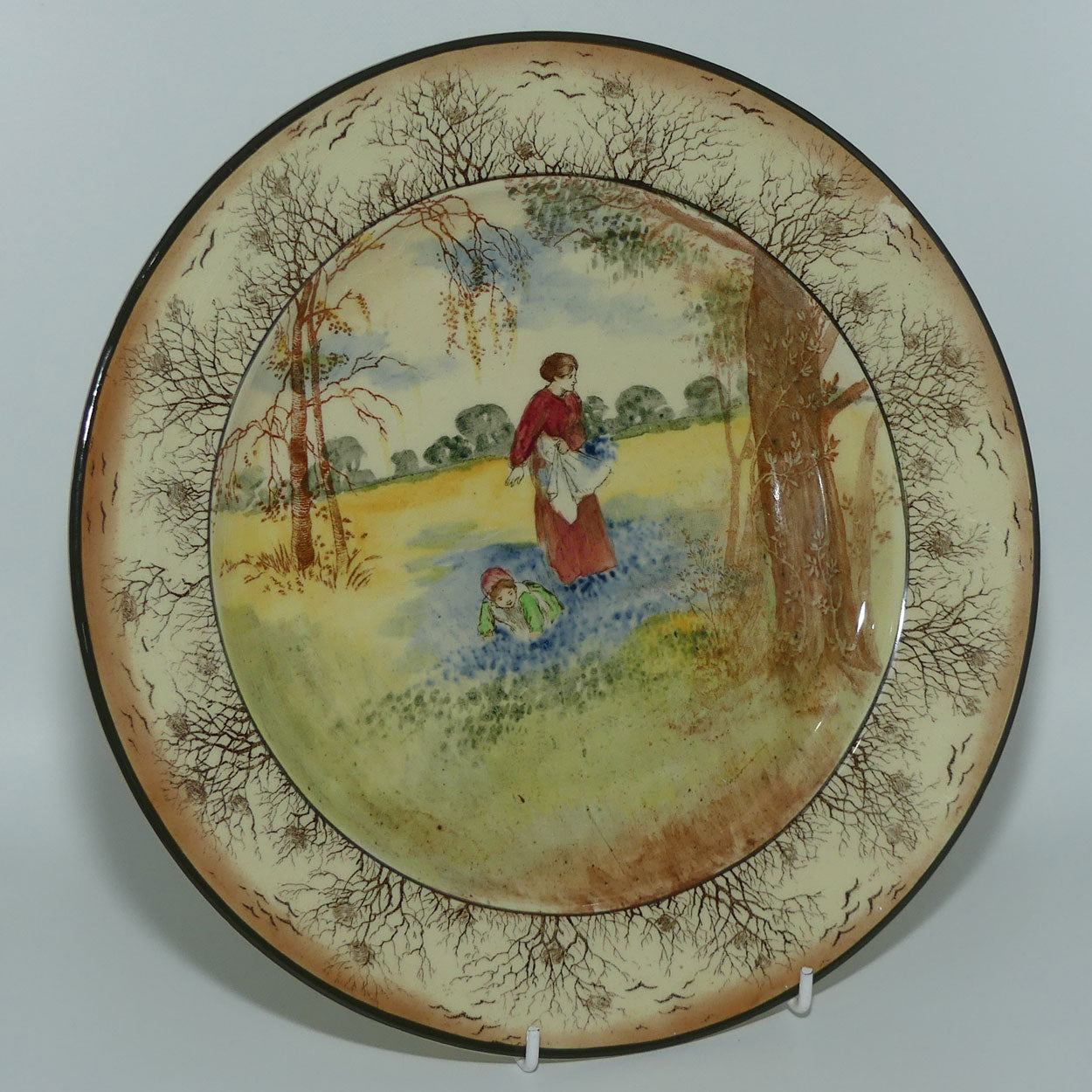 Royal Doulton Bluebell Gatherers plate | D3812