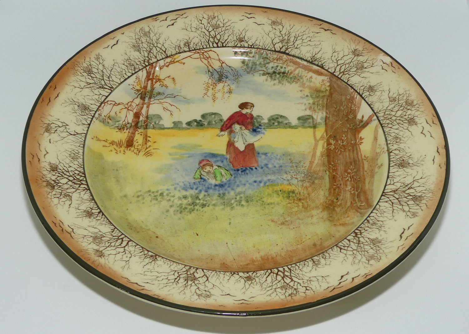 Royal Doulton Bluebell Gatherers plate | D3812