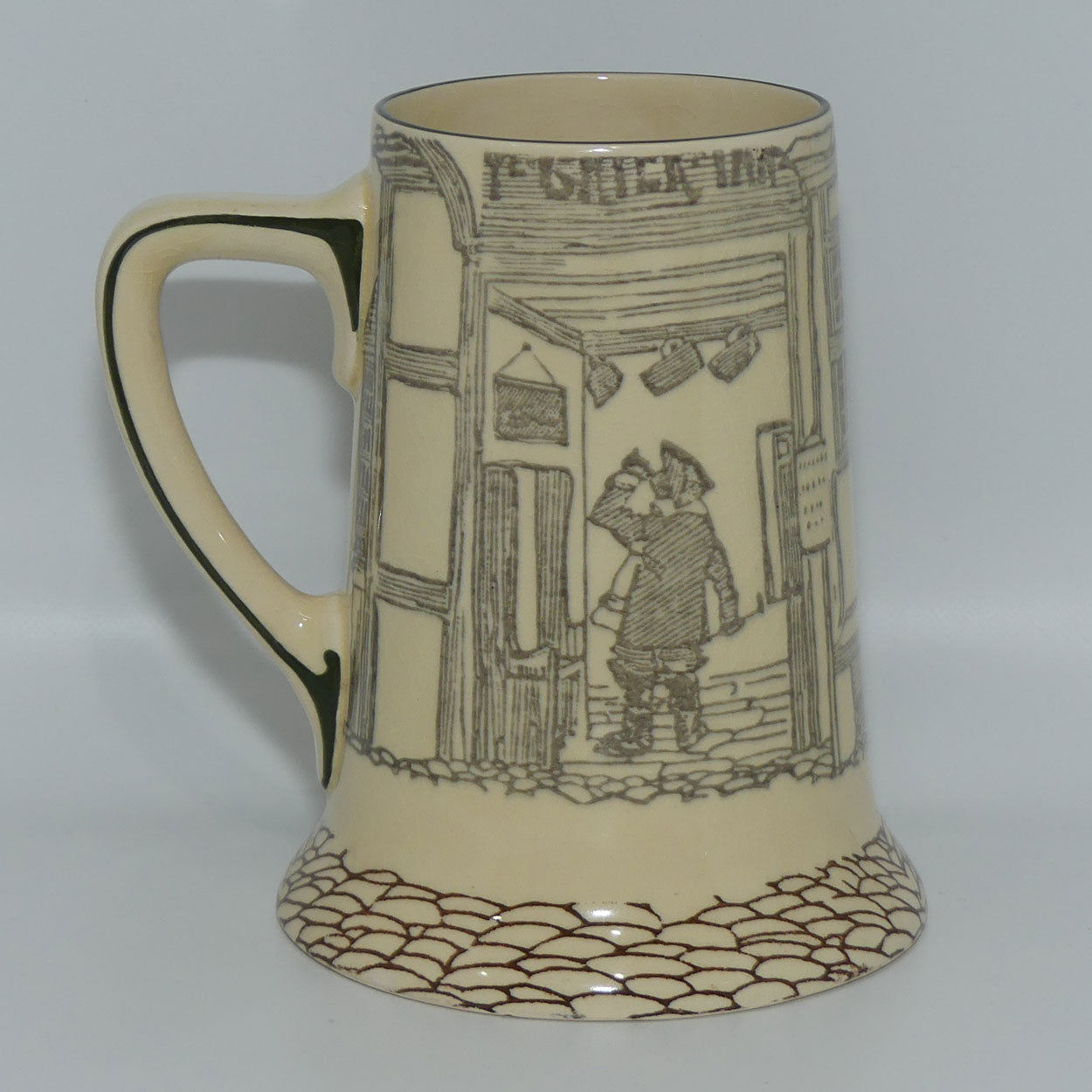 Royal Doulton Shakespearean Knights tankard D4750 | Sir Andrew Aguecheek