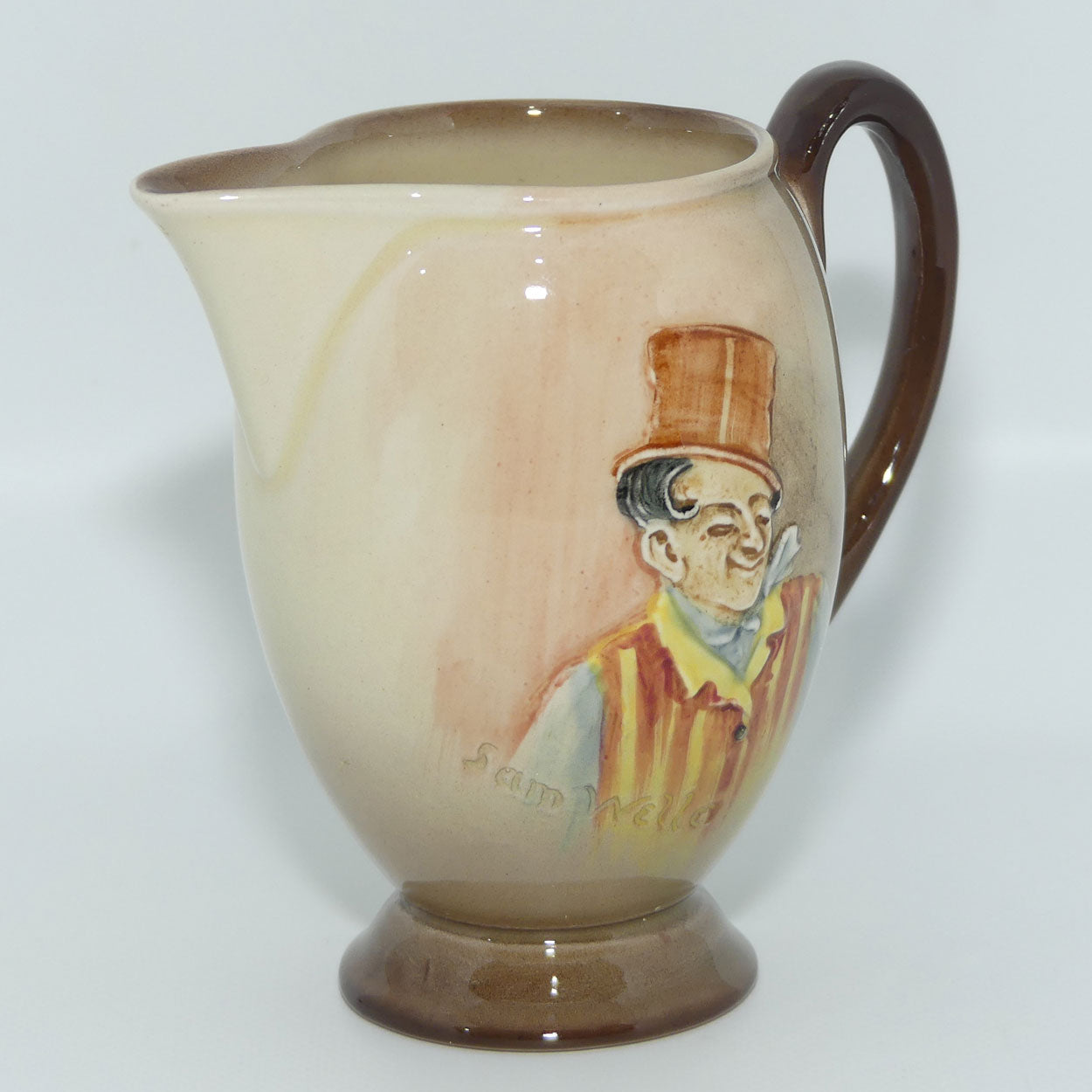 Royal Doulton Dickens Sam Weller low relief milk jug D5833