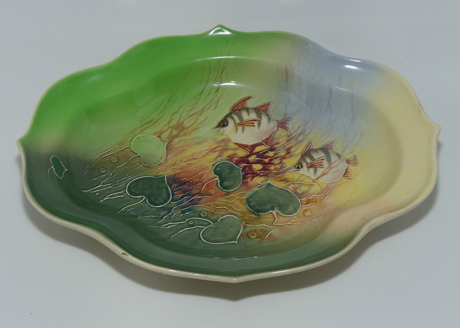 Royal Doulton Fish J | Australian quatrefoil bowl | The Old Wife D5966