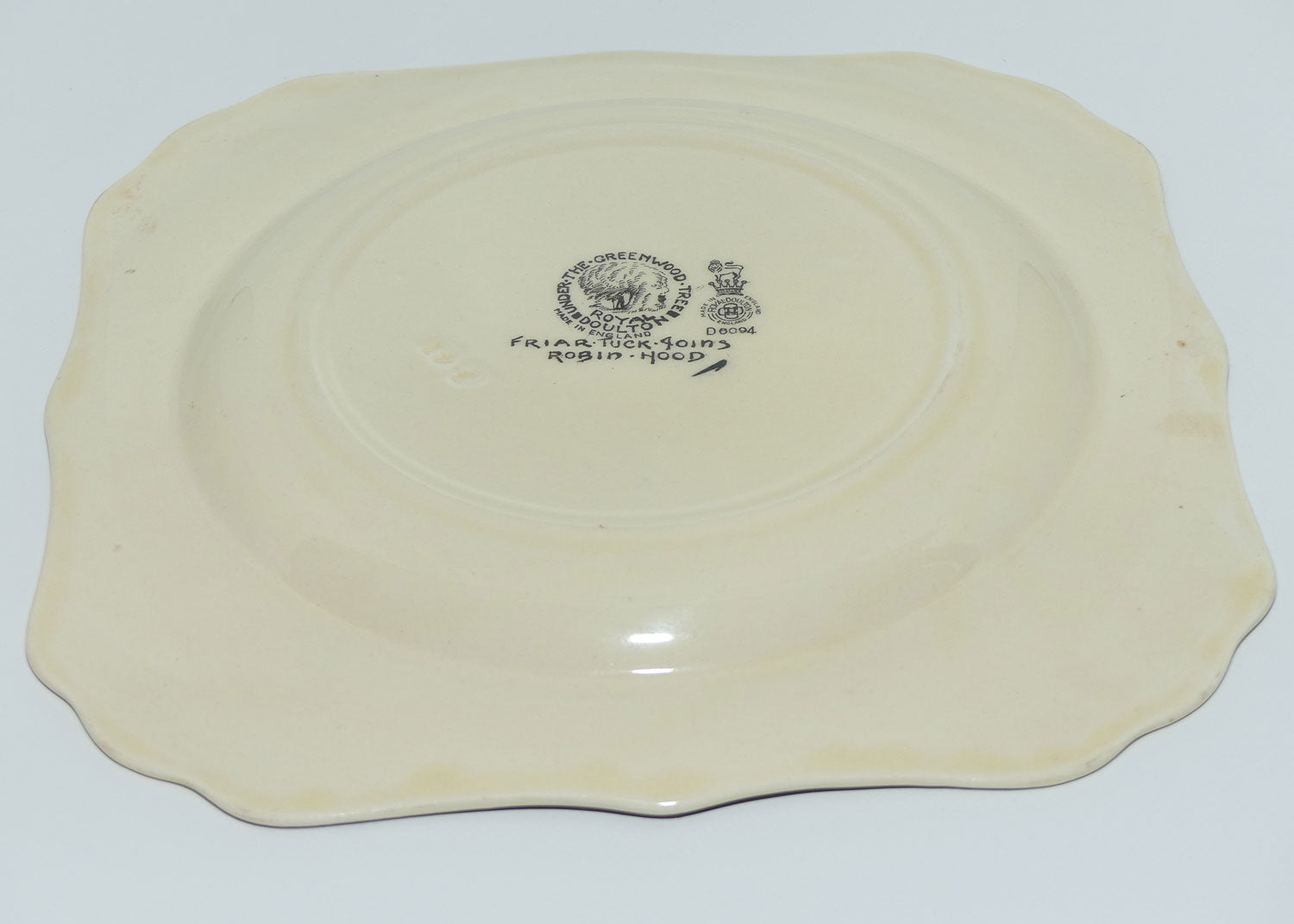 Royal Doulton Under the Greenwood Tree square plate D6094