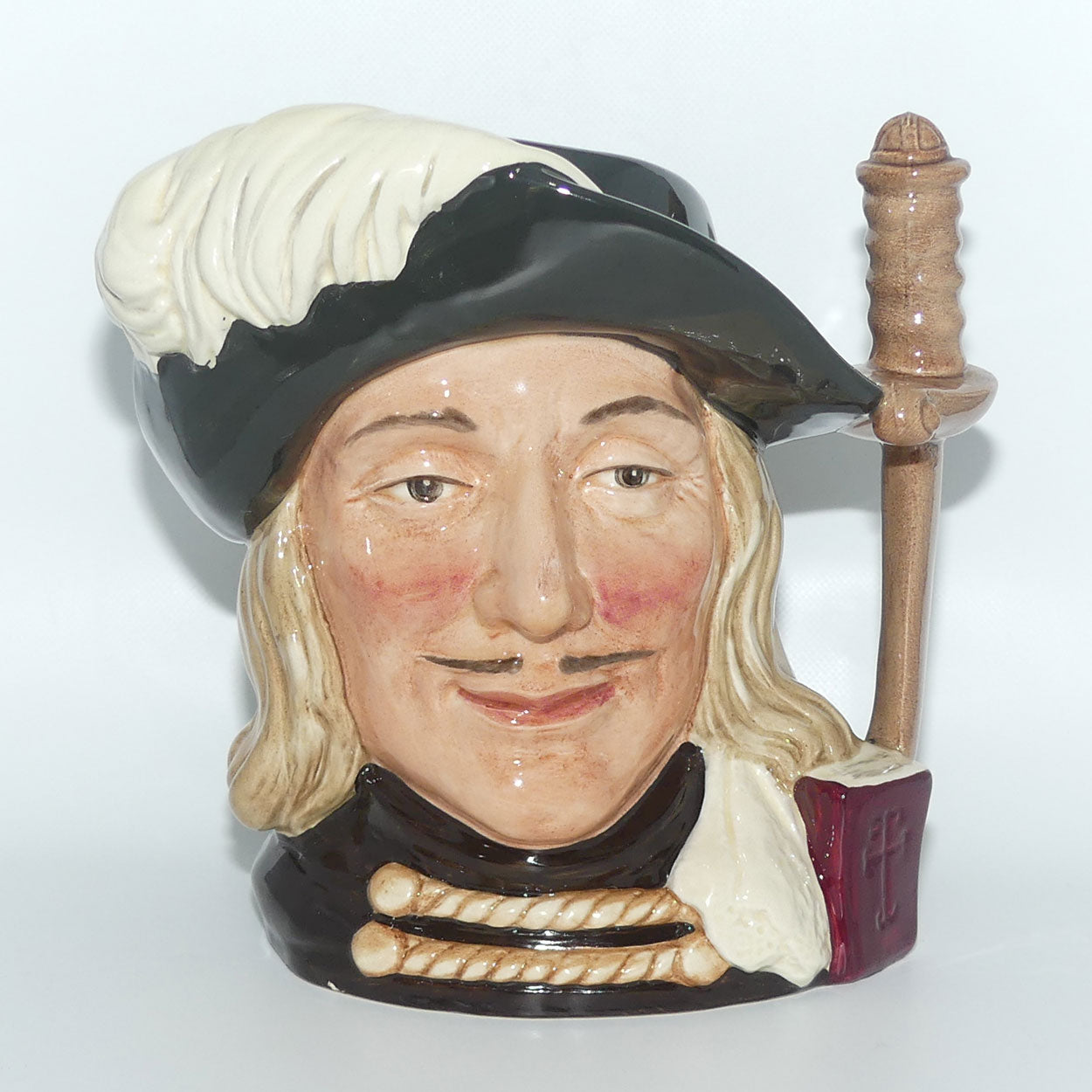D6441 Royal Doulton large character jug Aramis | Three Musketeers
