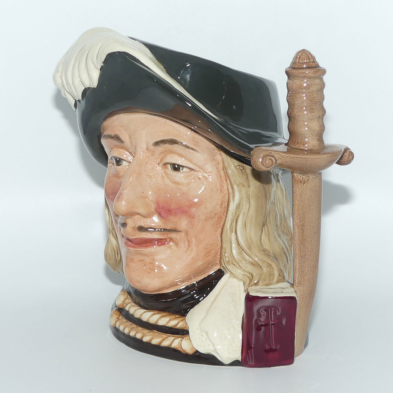 D6441 Royal Doulton large character jug Aramis | Three Musketeers