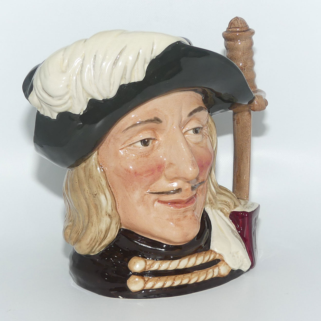 D6441 Royal Doulton large character jug Aramis | Three Musketeers