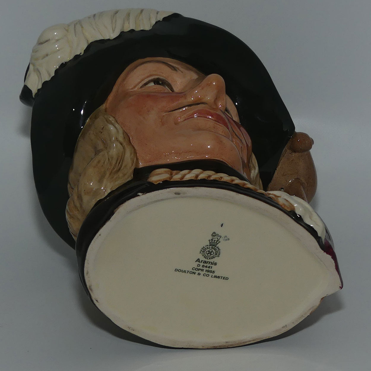 D6441 Royal Doulton large character jug Aramis | Three Musketeers