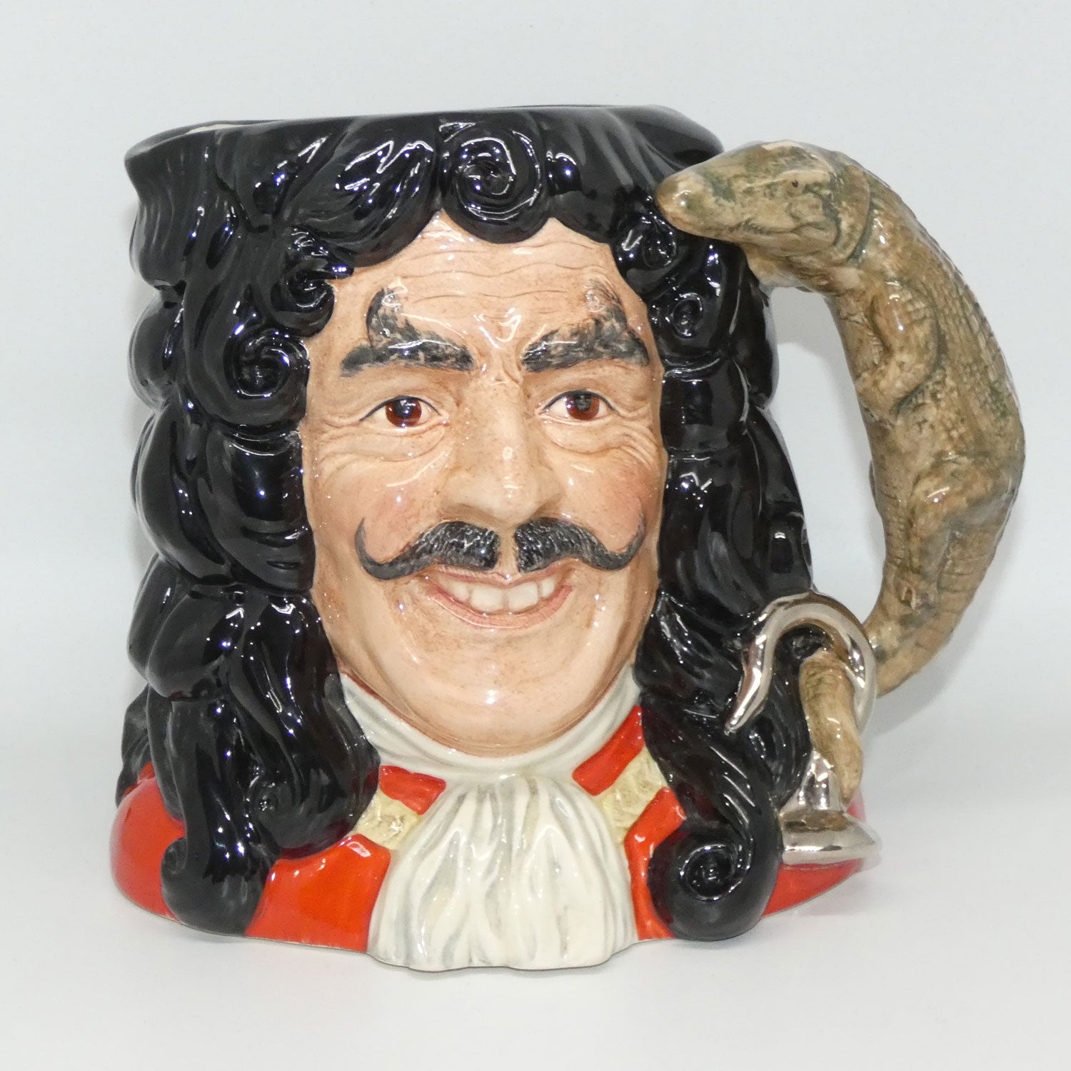 D6947 Royal Doulton large character jug Captain Hook | Jug Year 1994