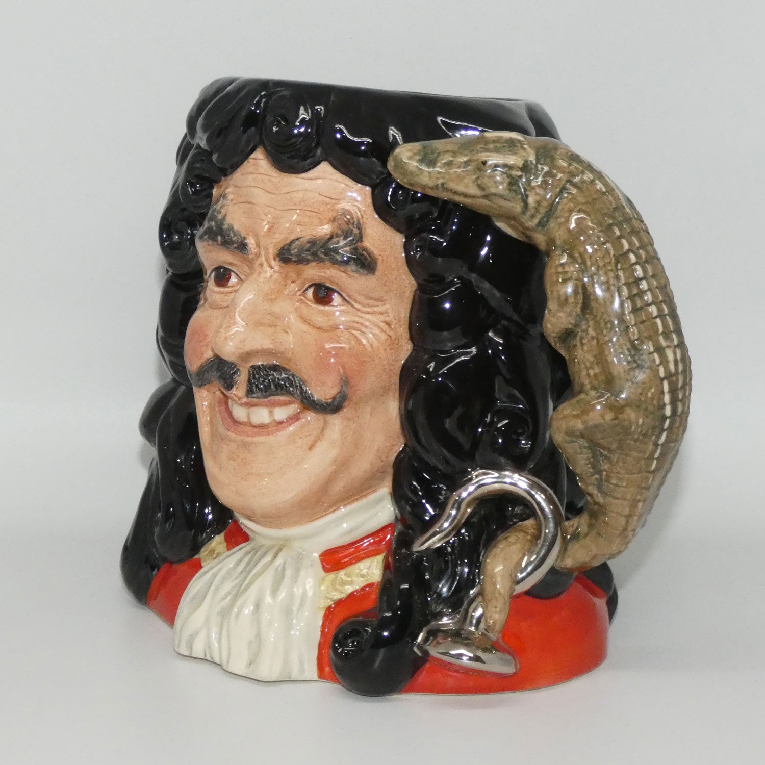 D6947 Royal Doulton large character jug Captain Hook | Jug Year 1994