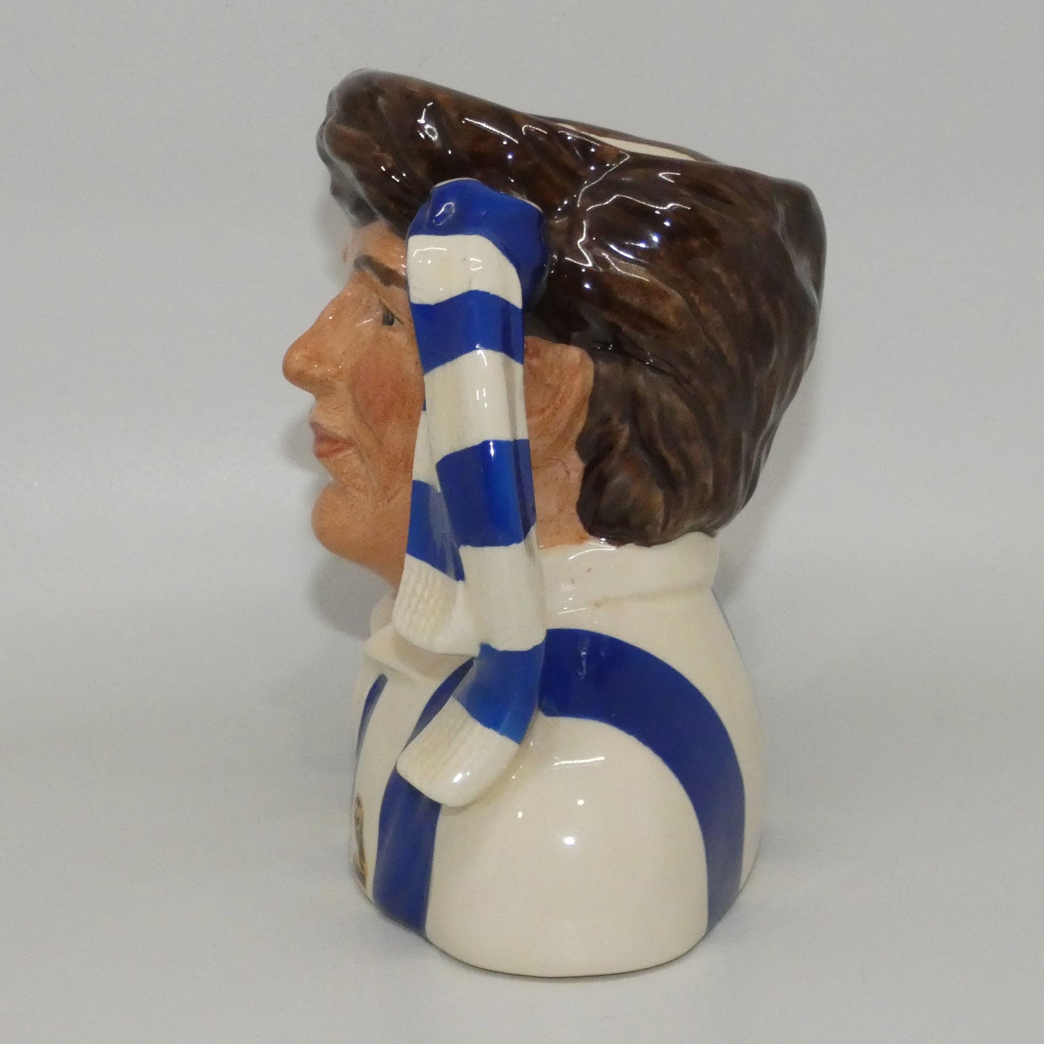 D6958 Royal Doulton small character jug Football Supporter Sheffield Wednesday