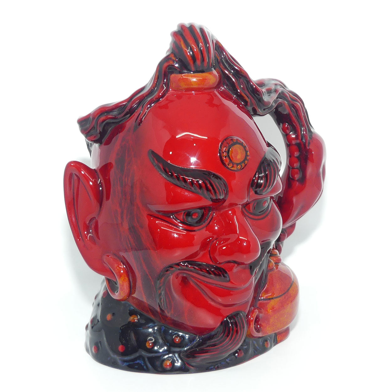 D6971 Royal Doulton large character jug Aladdin's Genie | Flambe