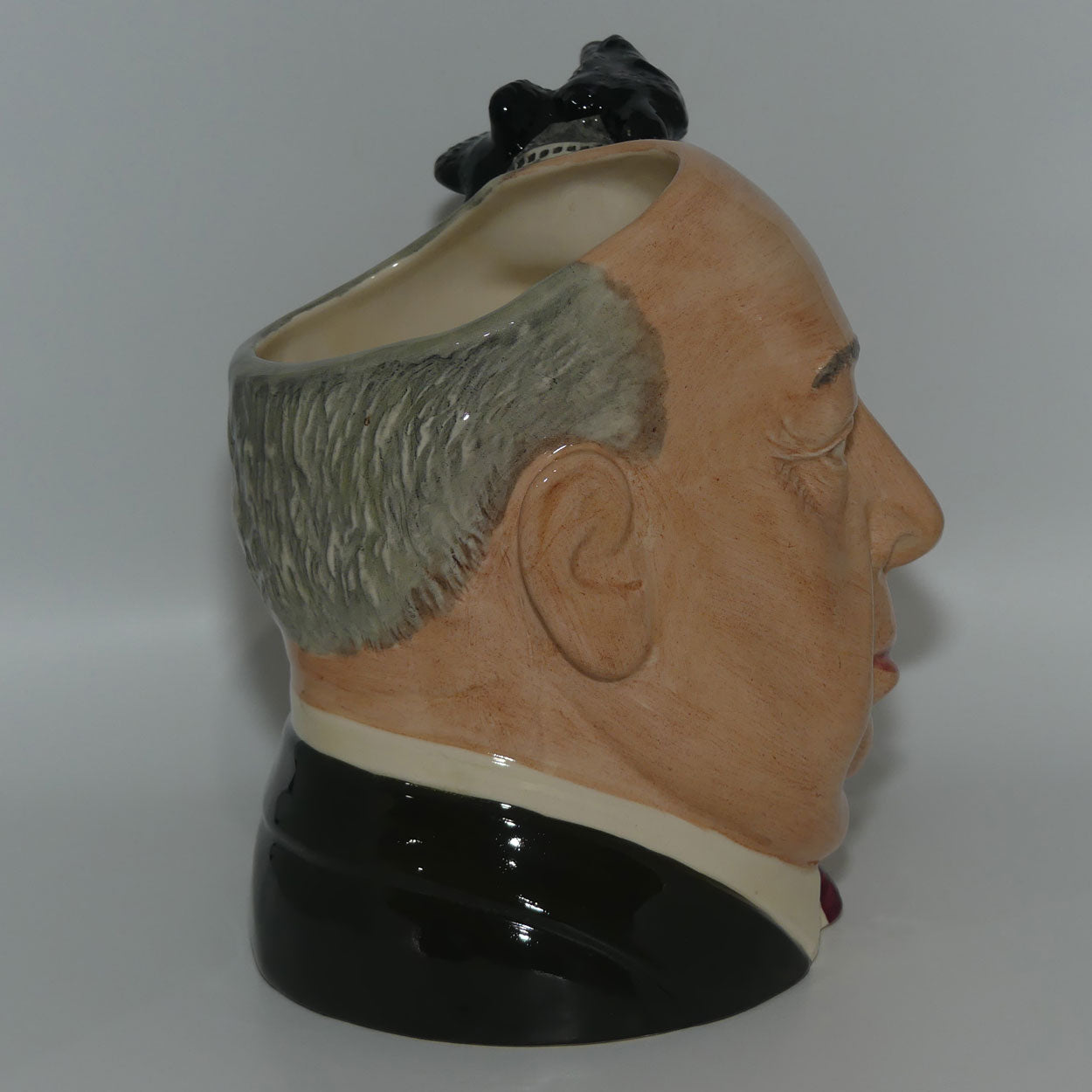 D6987 Royal Doulton large character jug Alfred Hitchcock | Pink Curtain