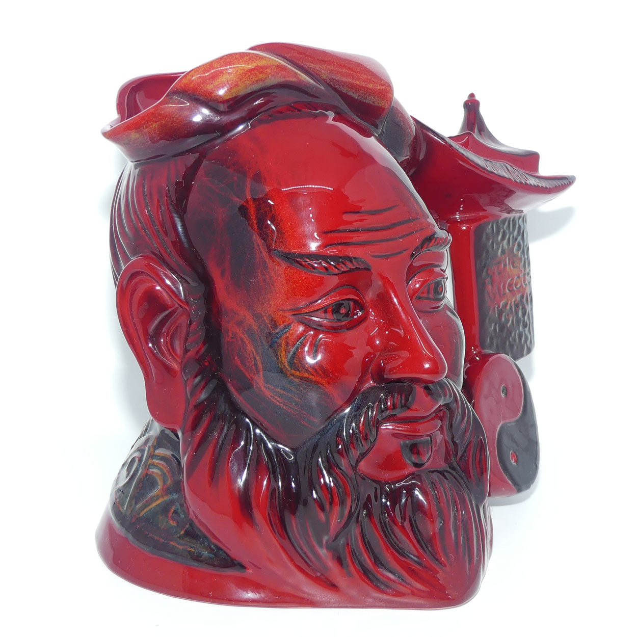 D7003 Royal Doulton large character jug Confucius | Flambe