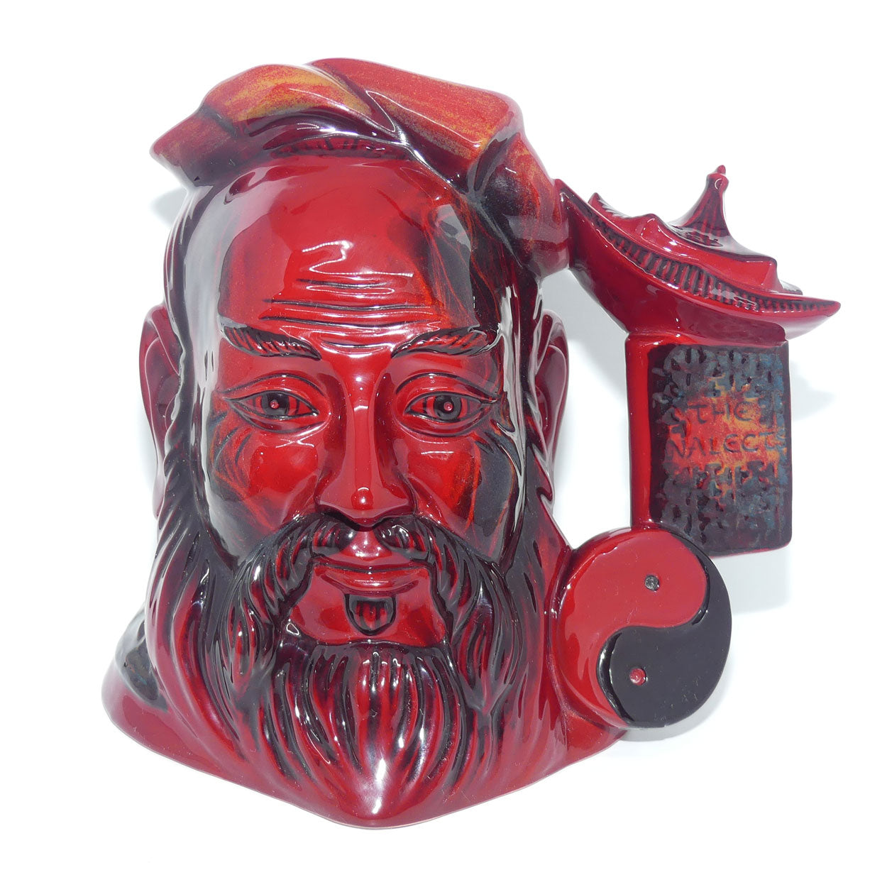 D7003 Royal Doulton large character jug Confucius | Flambe