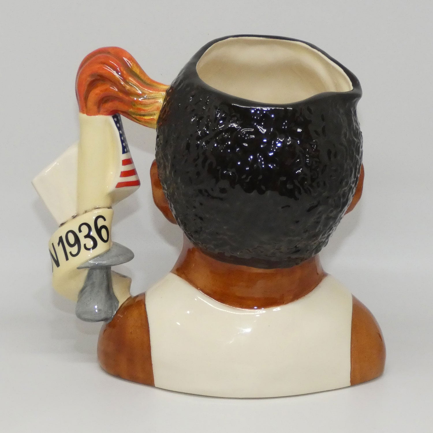 D7019 Royal Doulton large character jug Jesse Owens | 1996 CJY | signed