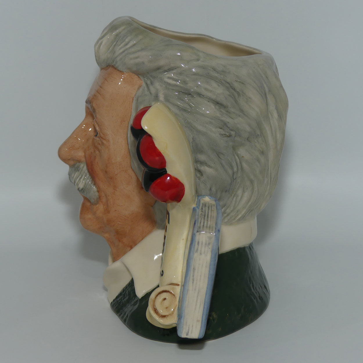 D7023 Royal Doulton large character jug Albert Einstein