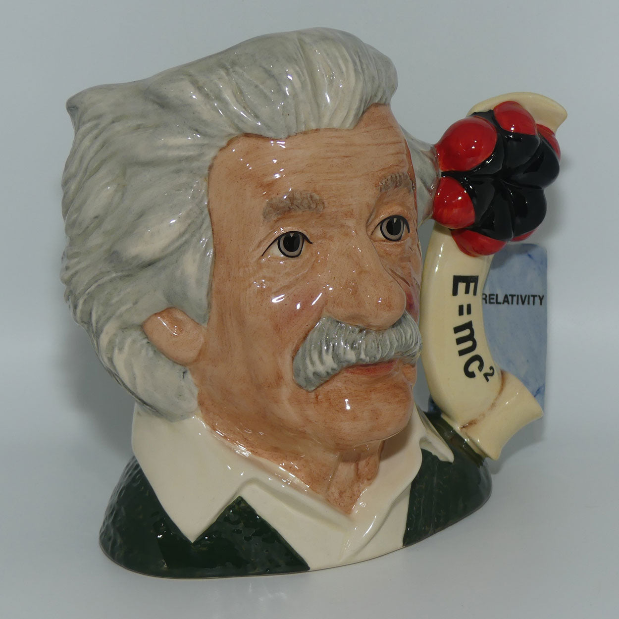 D7023 Royal Doulton large character jug Albert Einstein