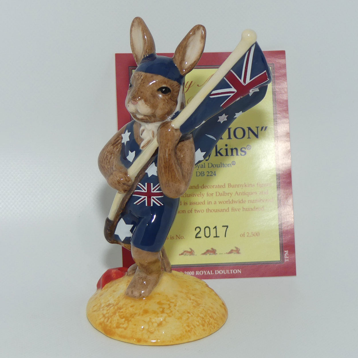 DB224 Royal Doulton Bunnykins Federation | LE2017/2500 | Box + Cert