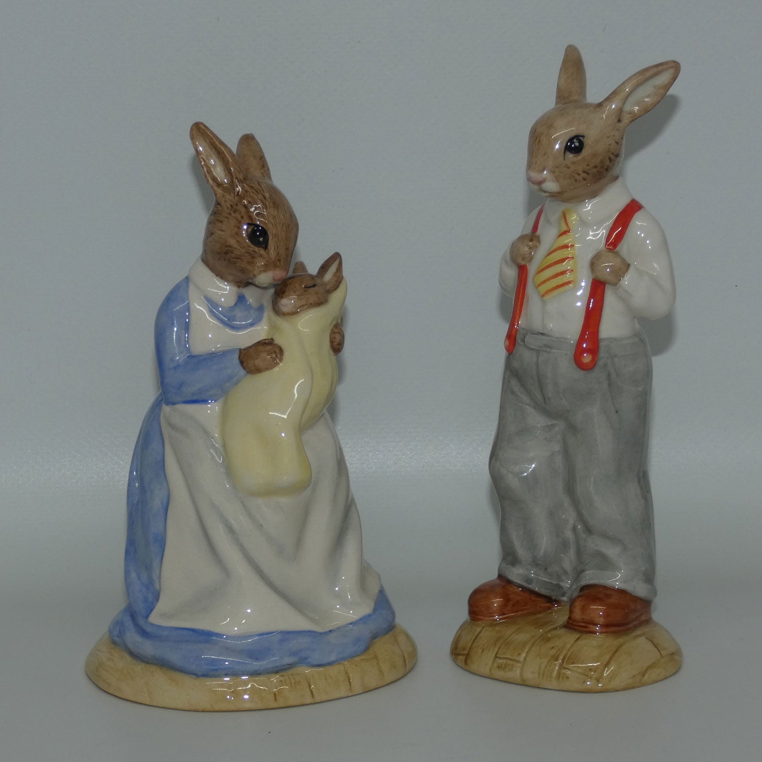 db226-227-royal-doulton-bunnykins-mother-and-baby-father-large-size