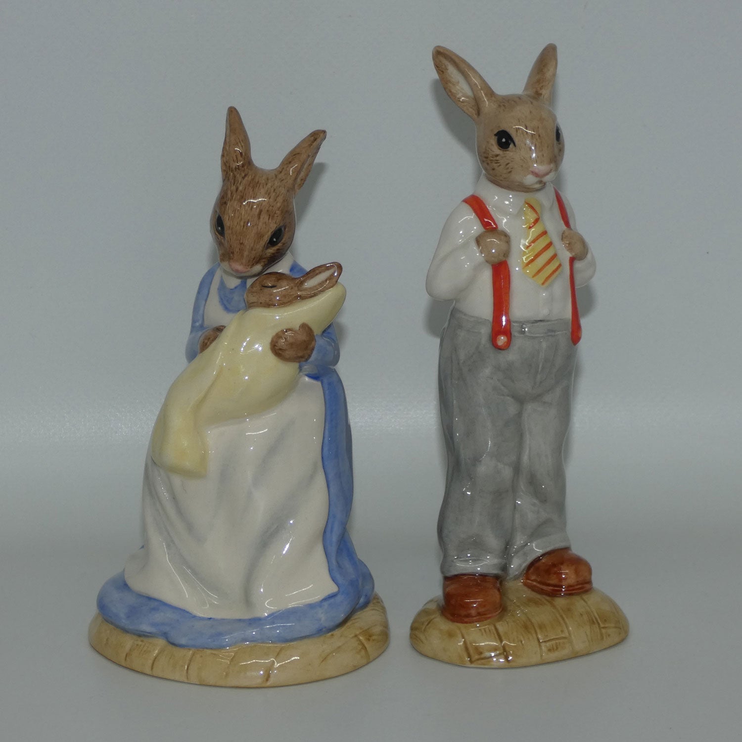 db226-227-royal-doulton-bunnykins-mother-and-baby-father-large-size