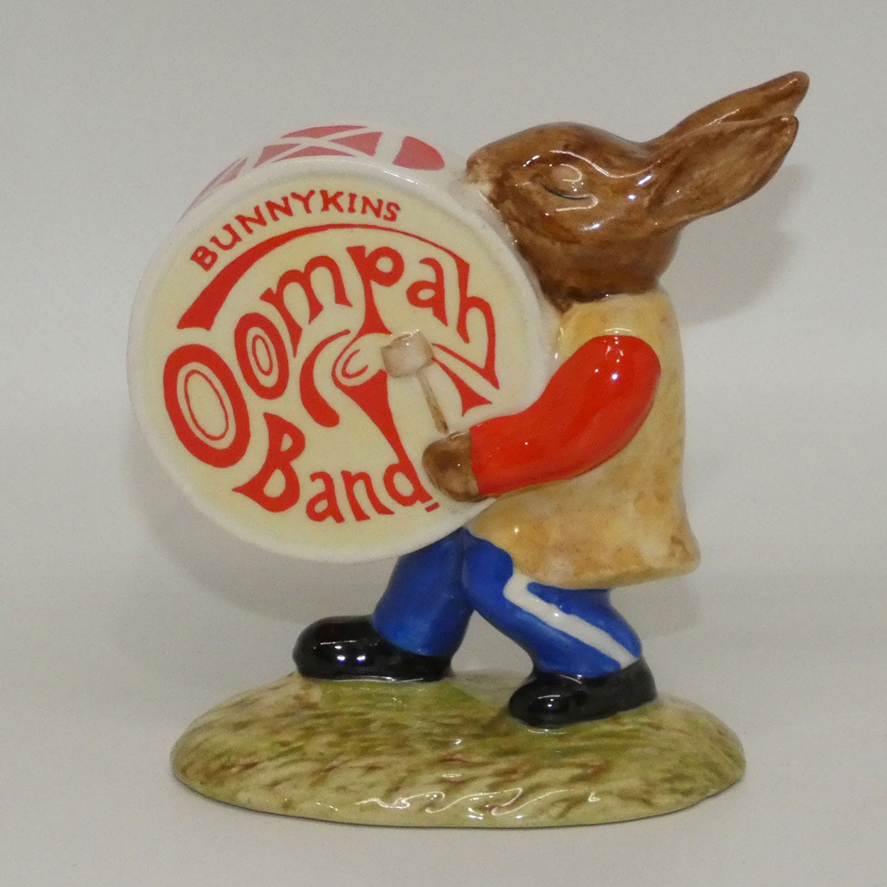 DB026A Royal Doulton Bunnykins Drummer | GJ stamp | 50 Years | no box