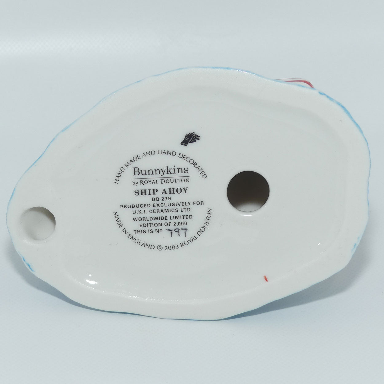 Royal Doulton Bunnykins Ship Ahoy Bunnykins DB279