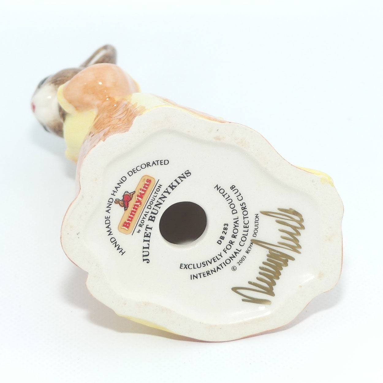 DB283 Royal Doulton Bunnykins figurine Juliet | 2003 ICC | + Cert