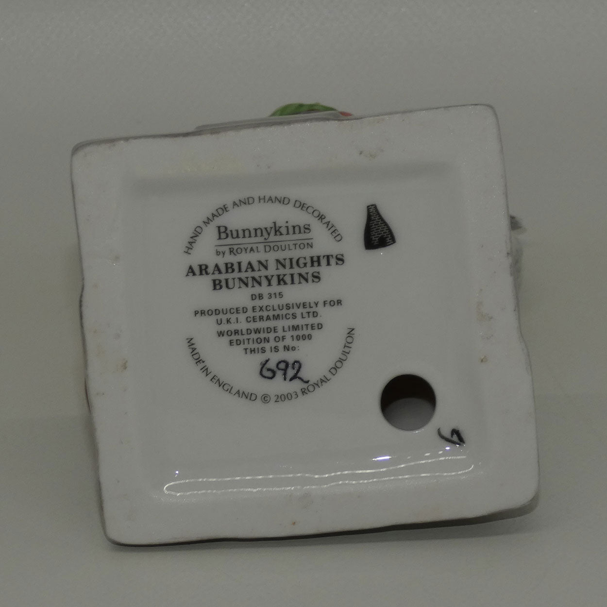 DB315 Royal Doulton Bunnykins Arabian Nights | LE692/1000 | box + Cert