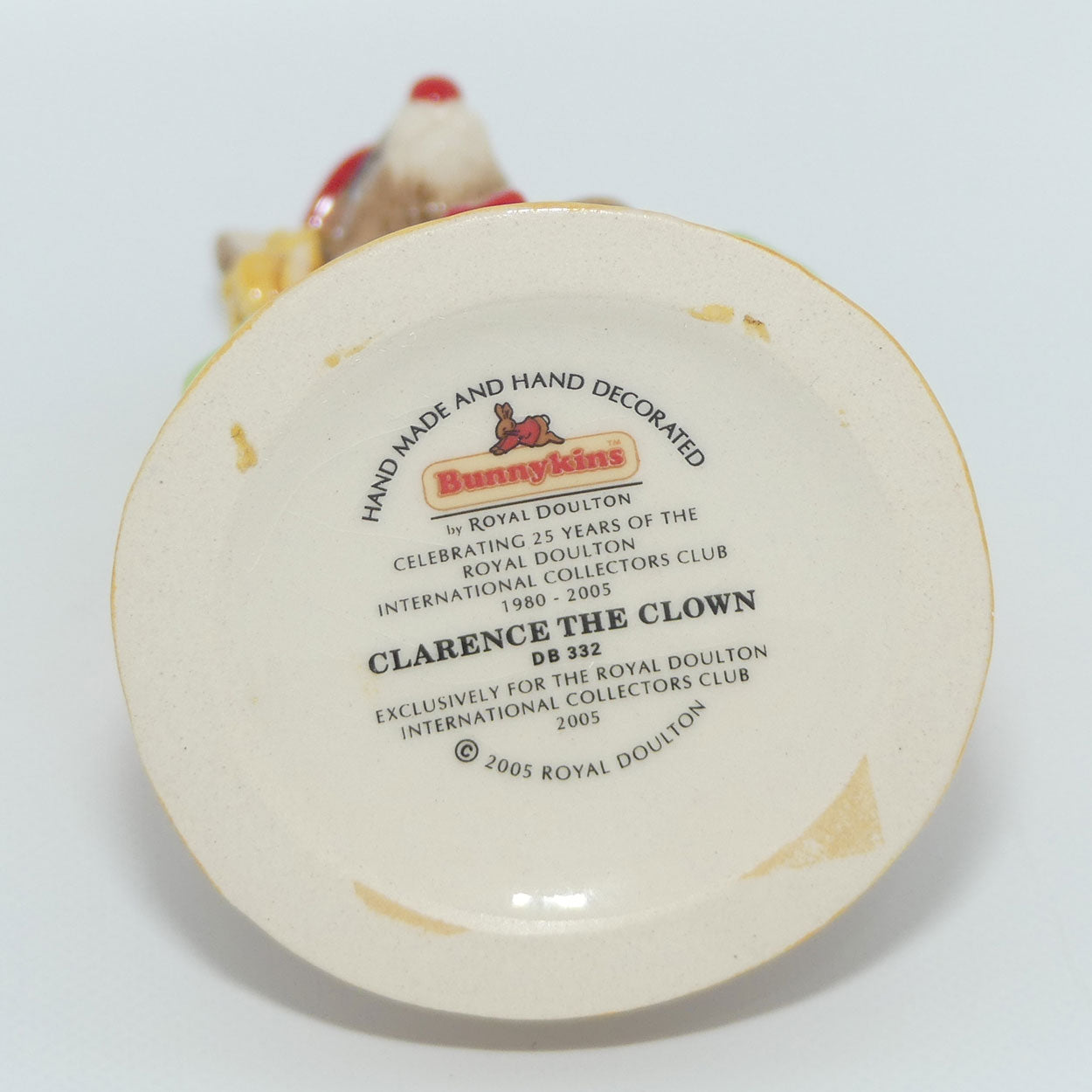 DB332 Royal Doulton Bunnykins Clarence the Clown | Boxed | No Cert