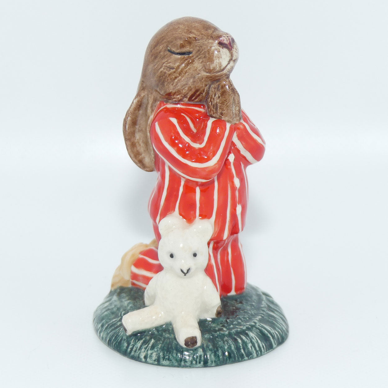 DB063 Royal Doulton Bunnykins Bedtime | Red & White | no box