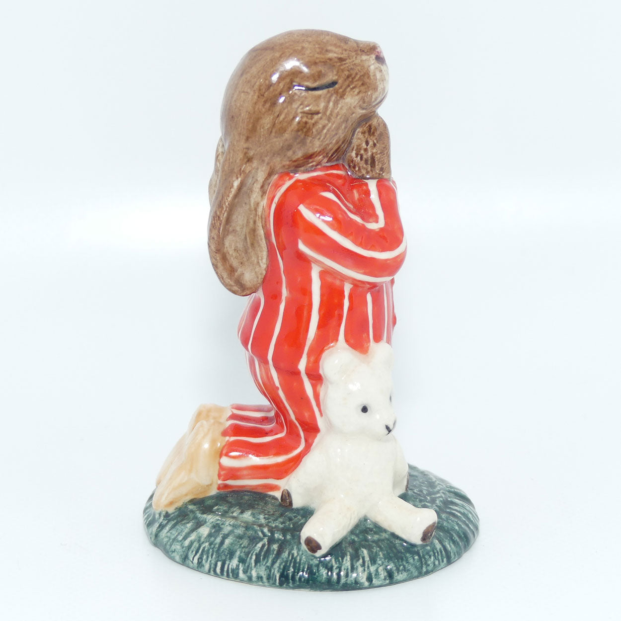 DB063 Royal Doulton Bunnykins Bedtime | Red & White | no box