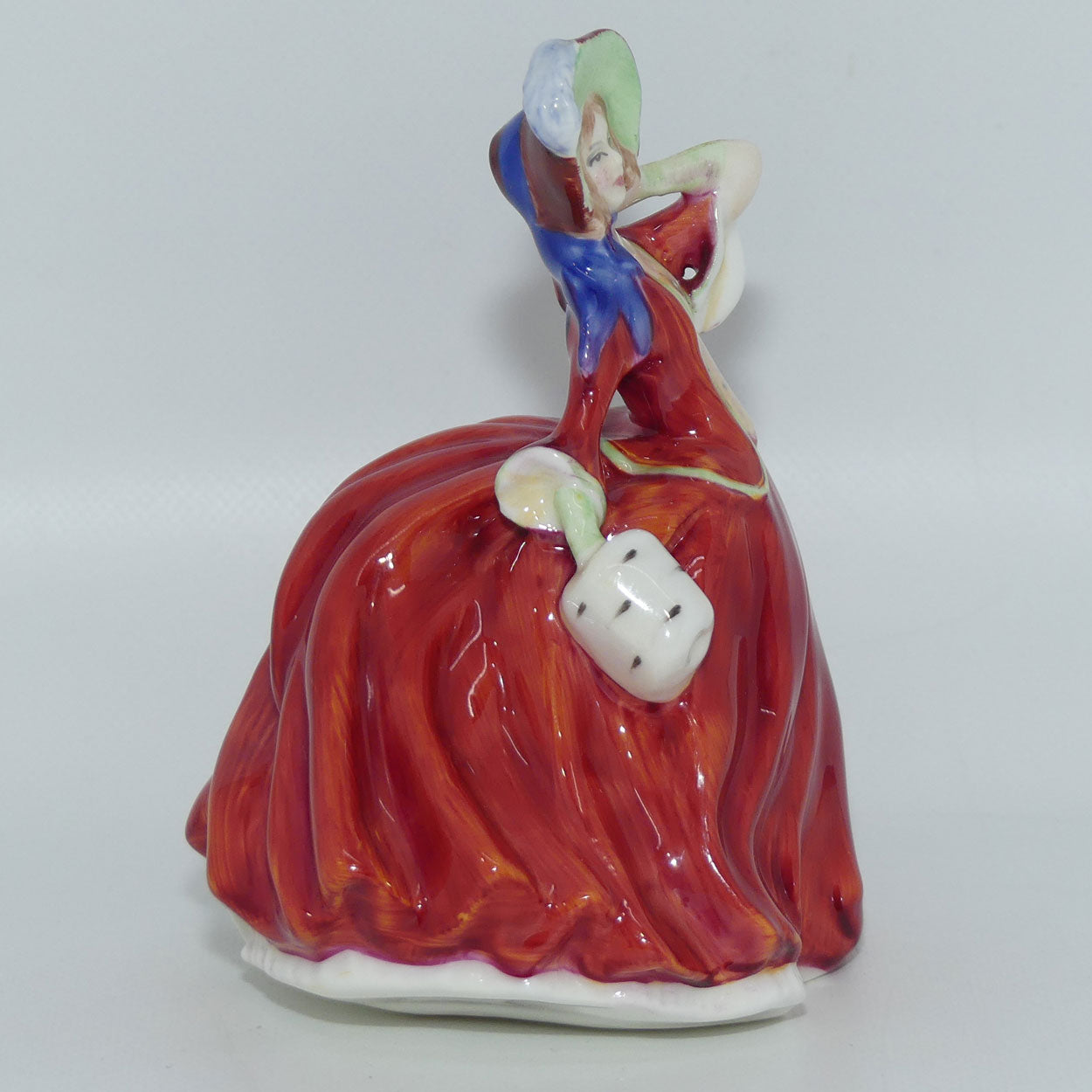 HN2176 Royal Doulton miniature figure Autumn Breezes | Red