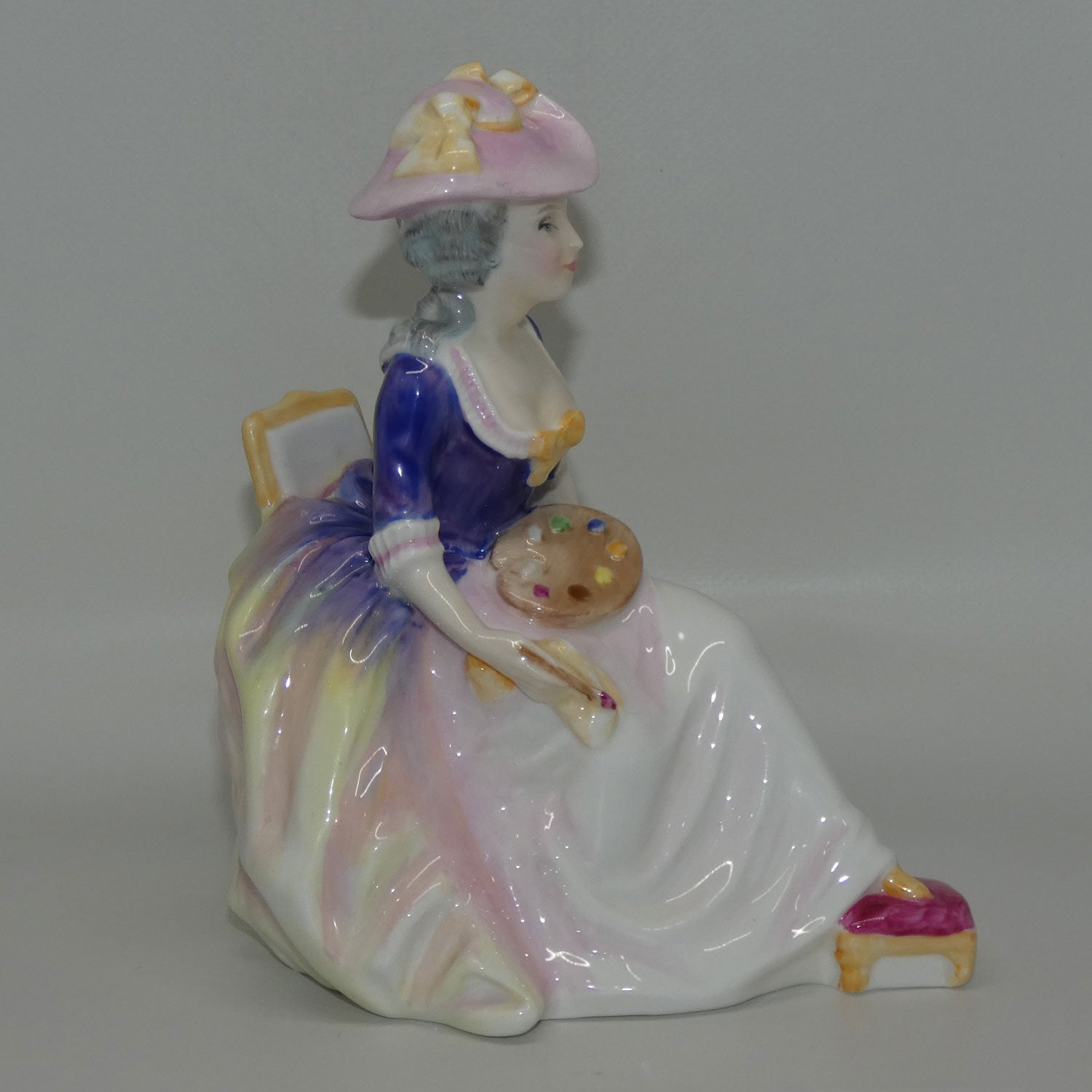 HN3100 Royal Doulton figure Kathleen | Purple | signed