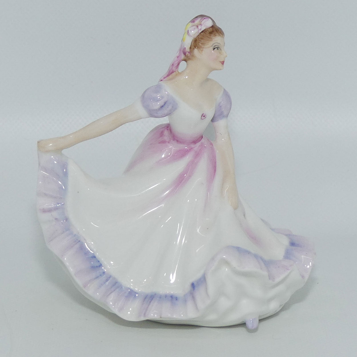 HN3215 Royal Doulton miniature figure Ninette | Purple
