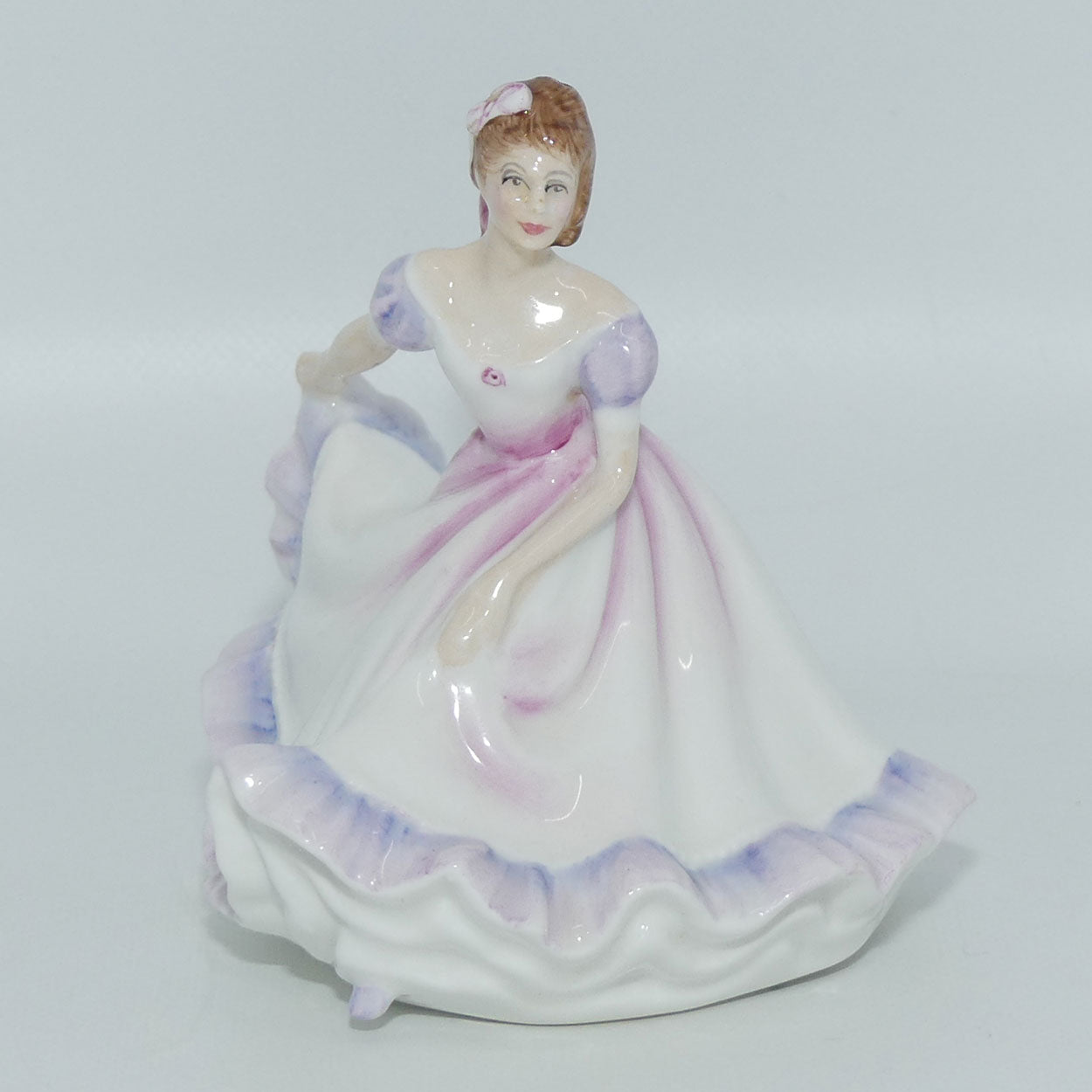 HN3215 Royal Doulton miniature figure Ninette | Purple