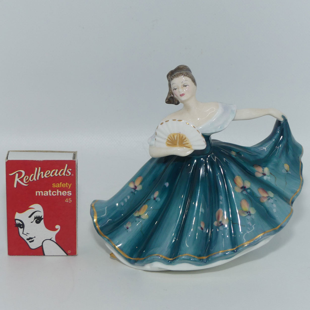 HN3247 Royal Doulton miniature figure Elaine | Teal