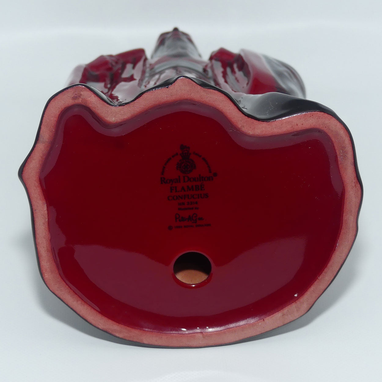 HN3314 Royal Doulton Flambe figure Confucius | Flambe Glaze | Character Figures