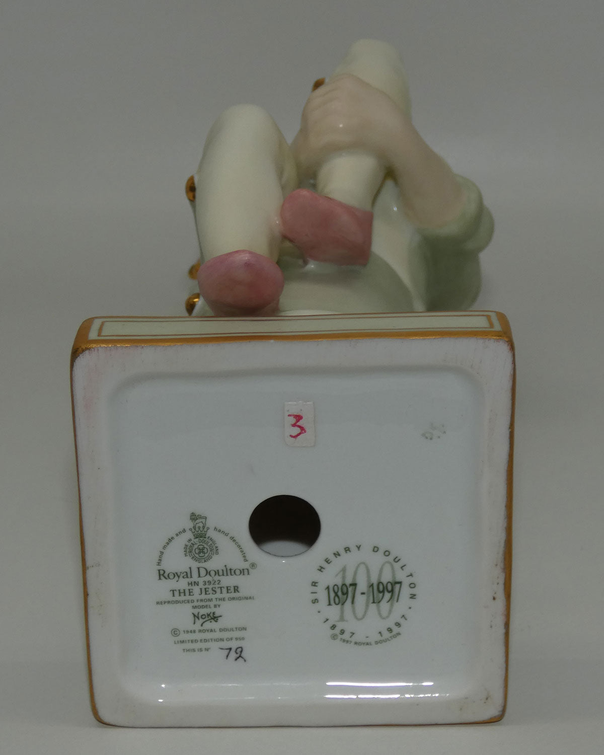 Basestamp HN3922 Royal Doulton figure Jester | Parian LE72/950