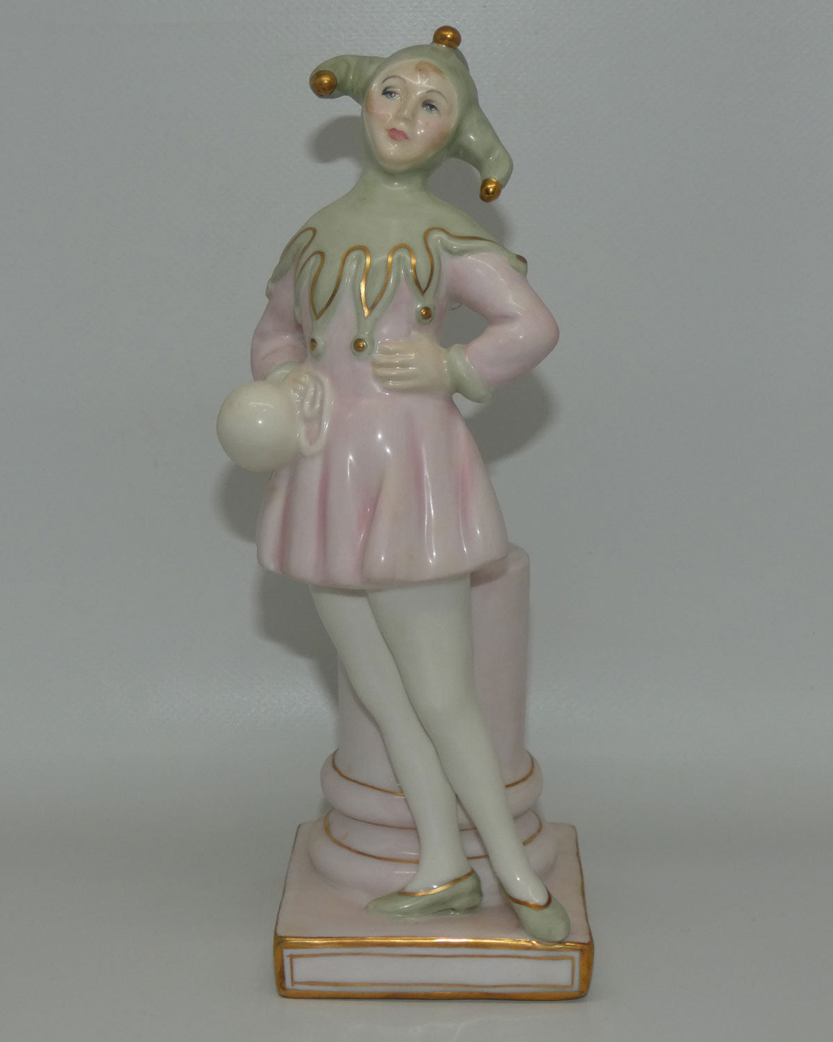 HN3924 Royal Doulton figure Lady Jester | Parian | Character Figurines