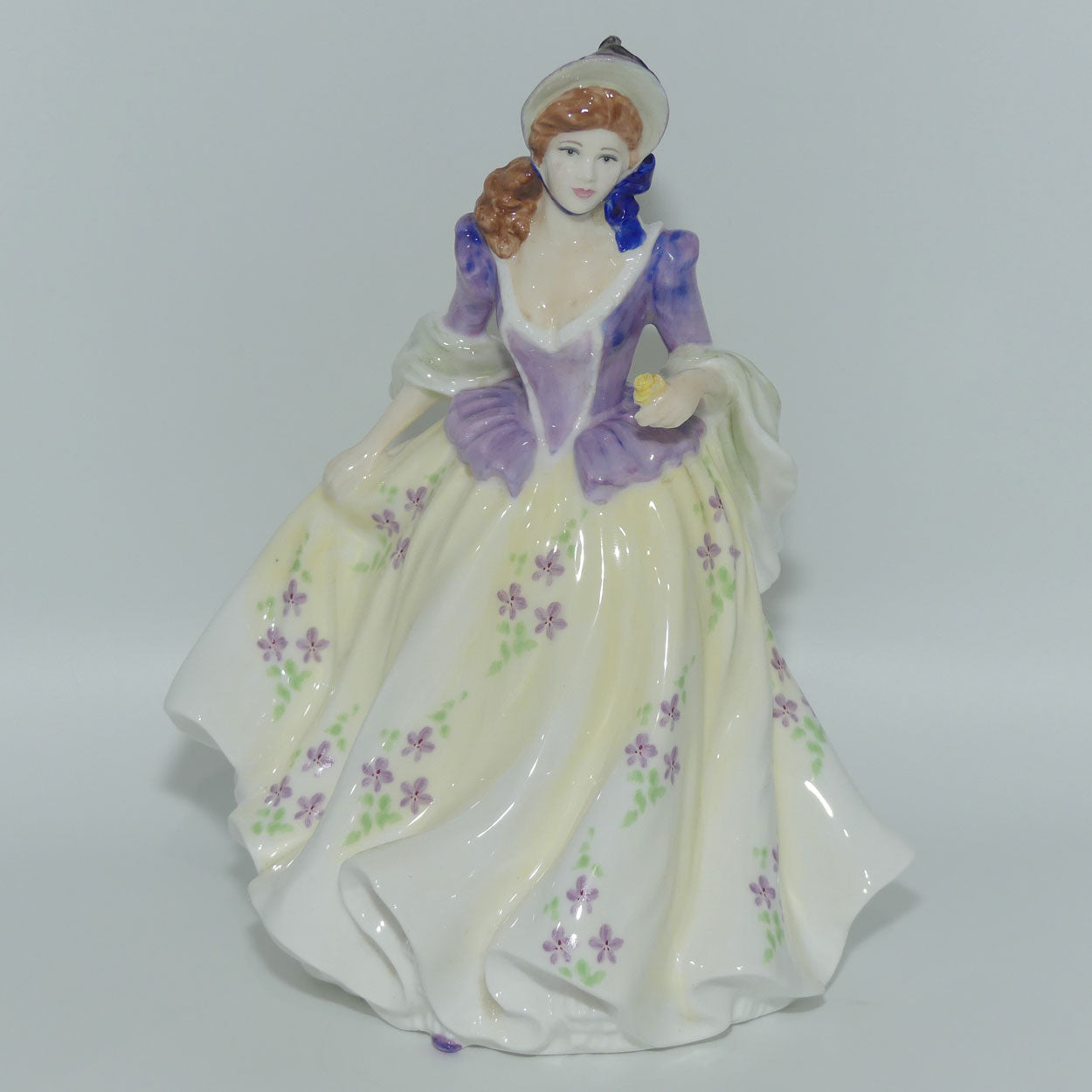 fitted lace wedding dress Royal Doulton Figure of the Year 40028201 Jessica 22cm Purple, Fine Bone  China main image 0