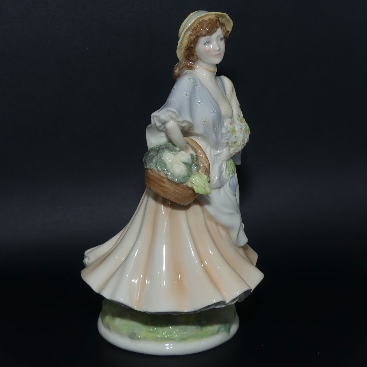 RW4549 Royal Worcester Pastoral Collection figure | Market Day | Ltd Ed