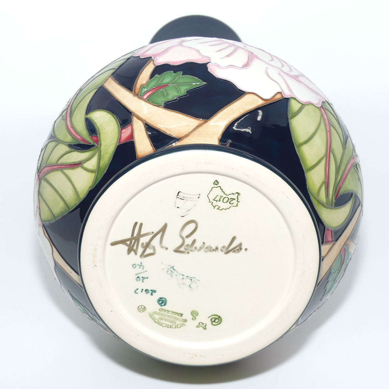 Moorcroft Pottery | Adenium Dance 80/16 vase (Ltd Ed) | Australian Exclusive