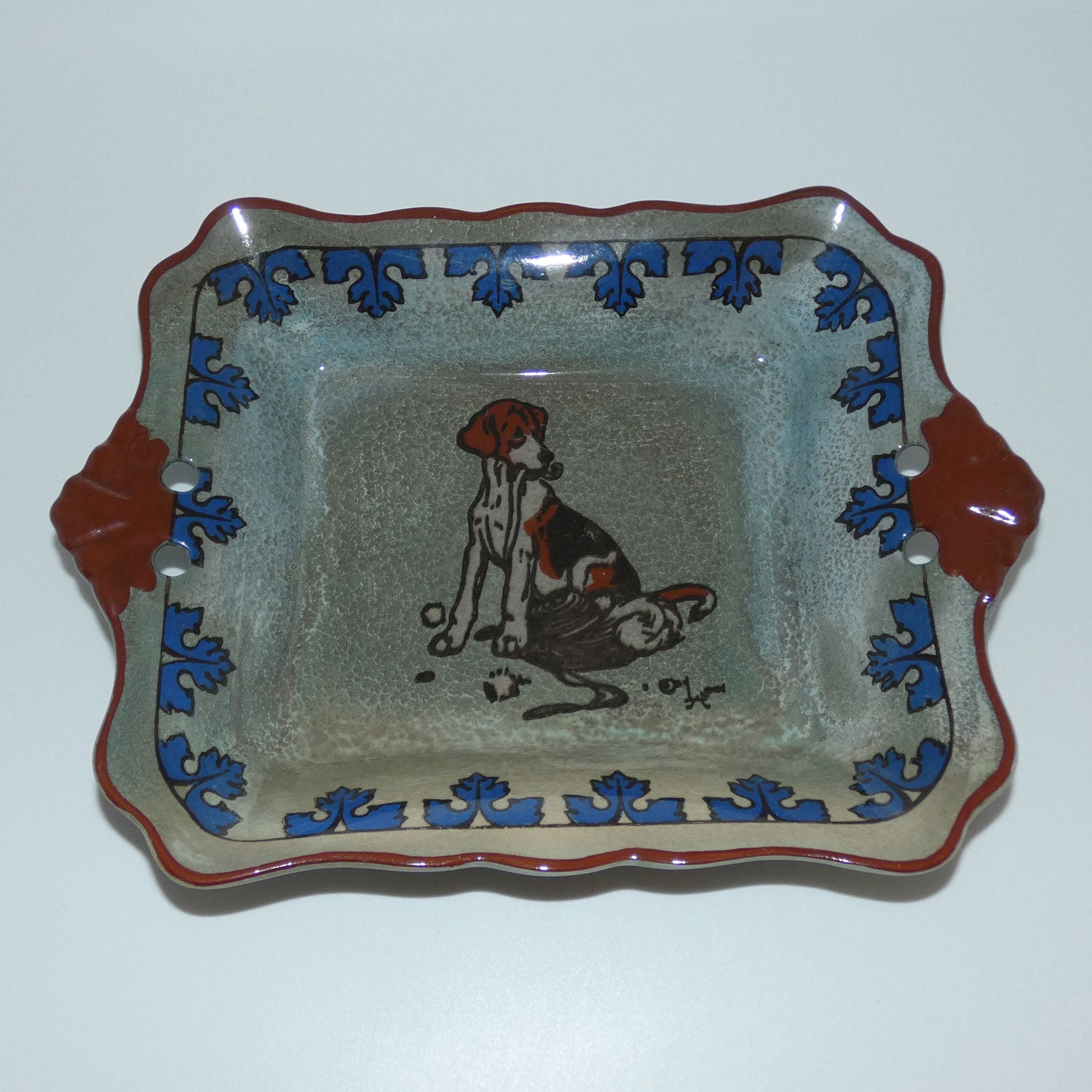 royal-doulton-cecil-aldins-dogs-tray-titanian-glaze-d4525