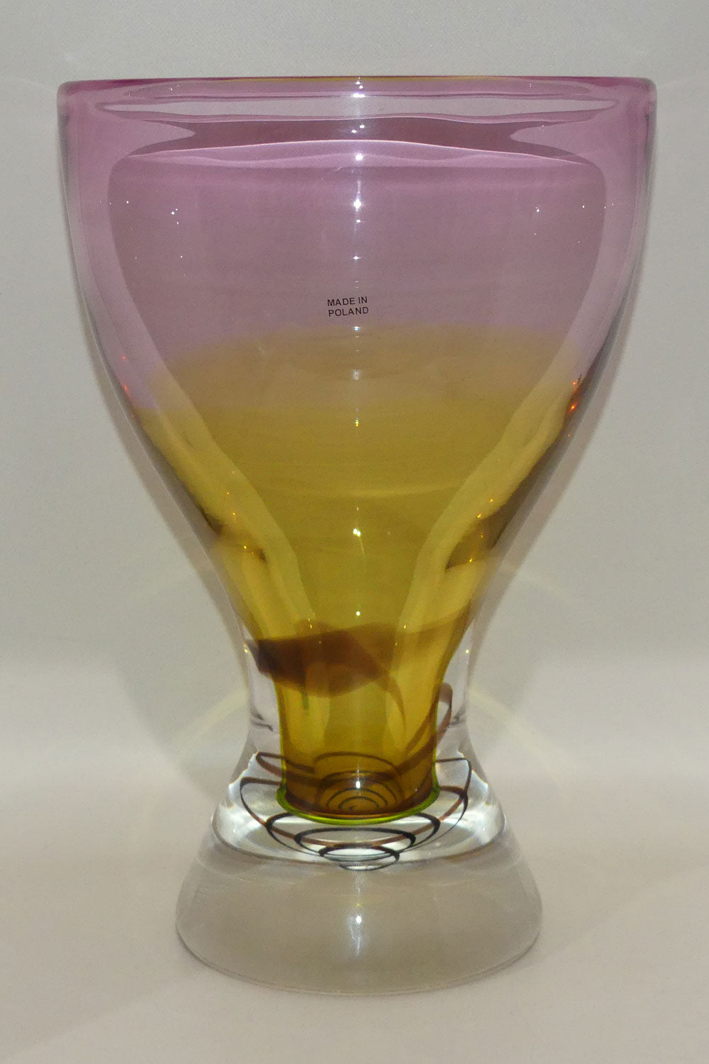 large-and-decorative-heavy-art-glass-swirl-pattern-vase