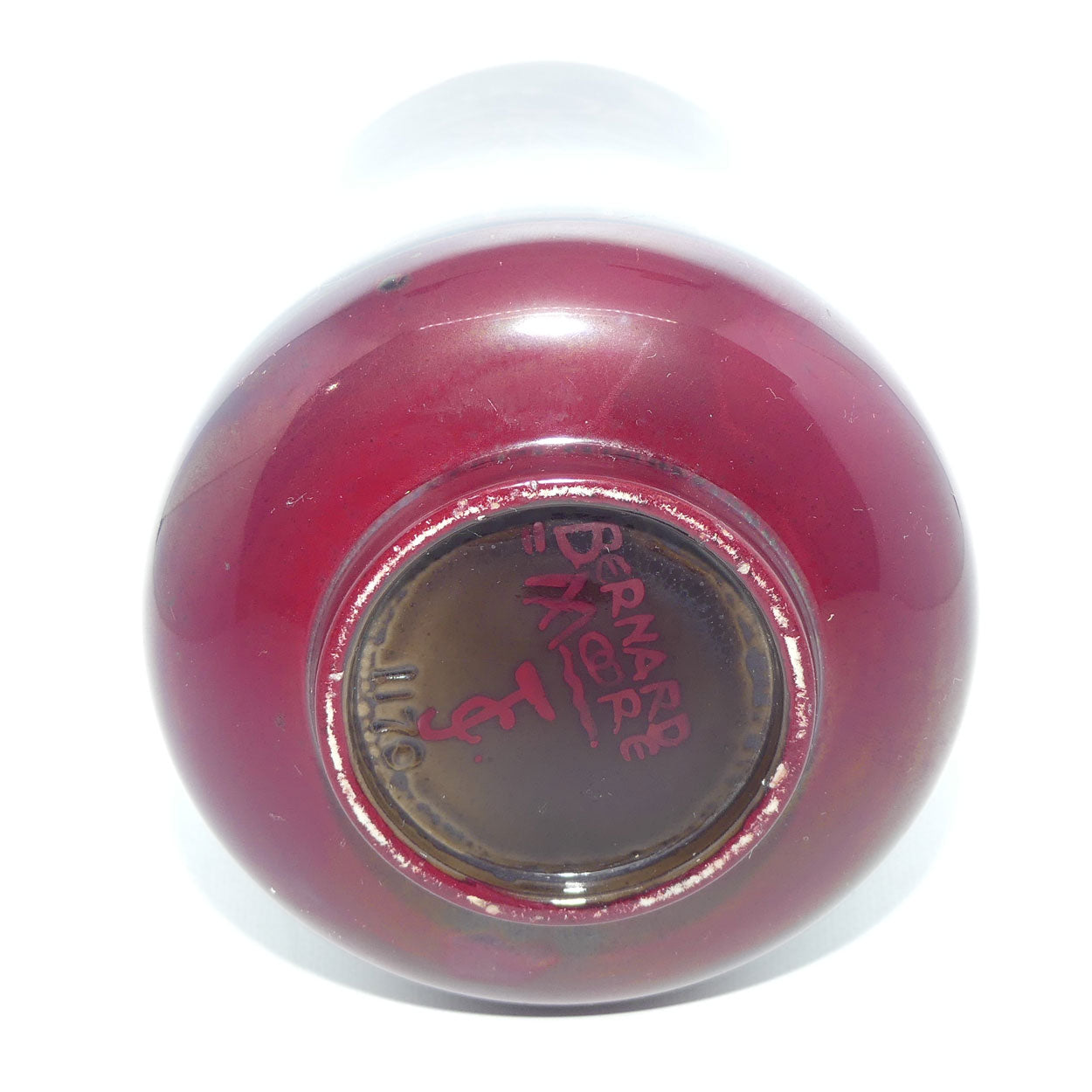 Bernard Moore Pottery Flambe Foliage vase by Cecily H Jackson